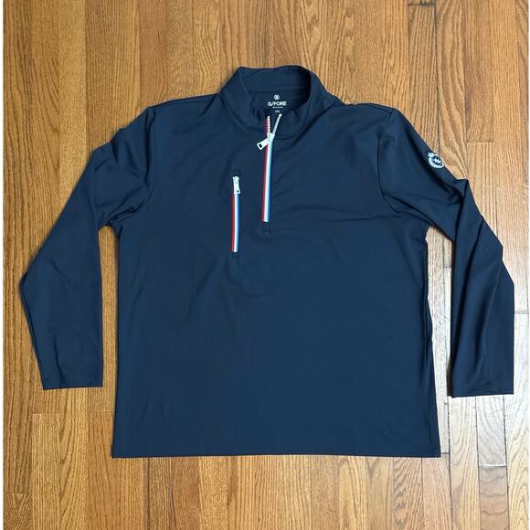 G/Fore Daytona Mid Golf Pullover Blue Jacket Men's Size XXL 2XL- EUC - Picture 1 of 6